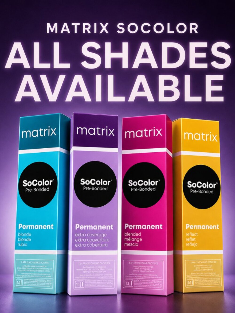 Matrix SoColor Pre-Bonded Permanent Hair Color – All Shades Available
